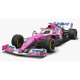 3D Racing Point F1 RP20 Formula 1 Season 2020 model